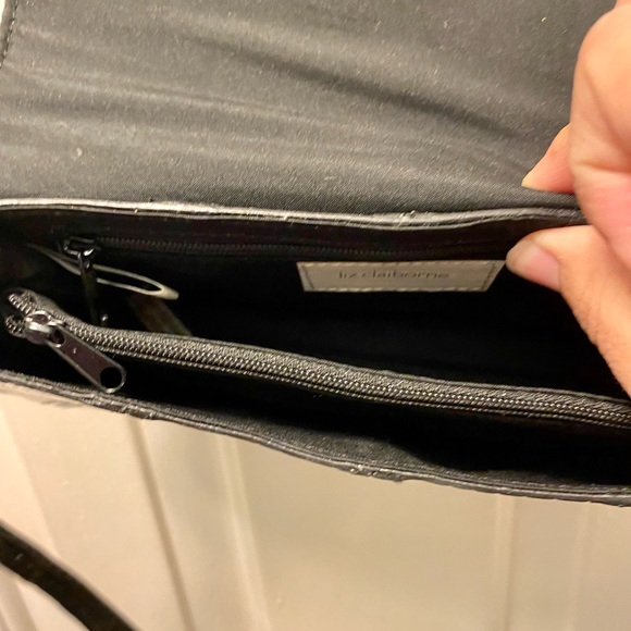 NWOT Liz Claiborne Y2K Retro Vintage Croc Embossed bag - Picture 7 of 7